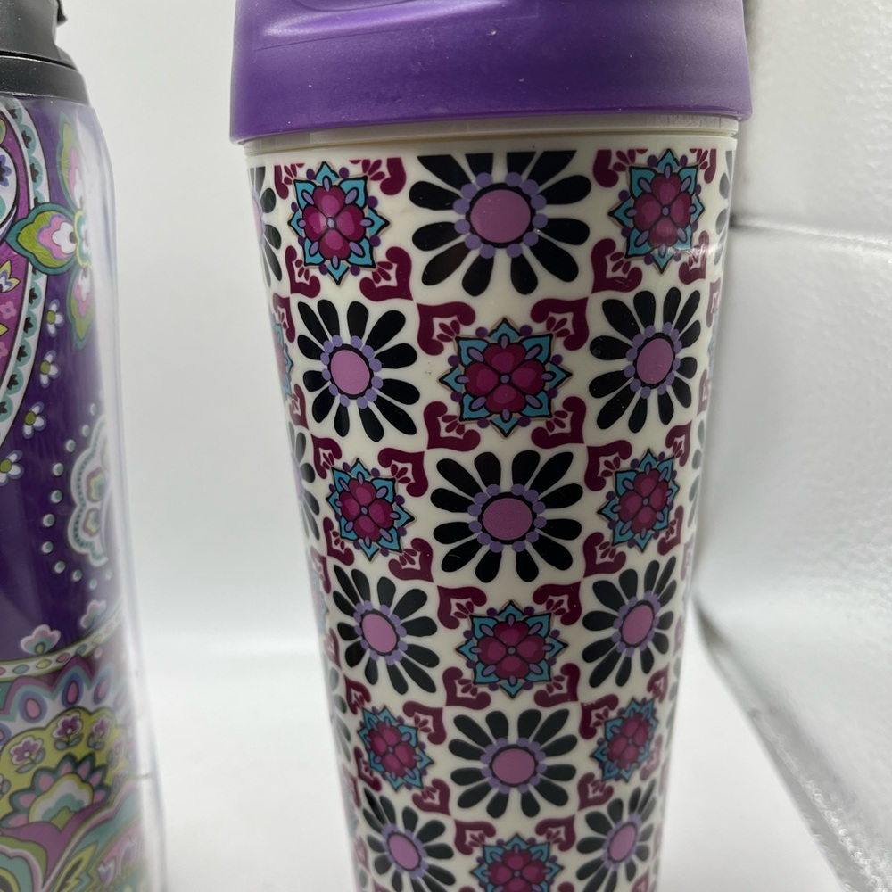 Lot of two Vera Bradley, coffee, and water cups - Picture 5 of 11